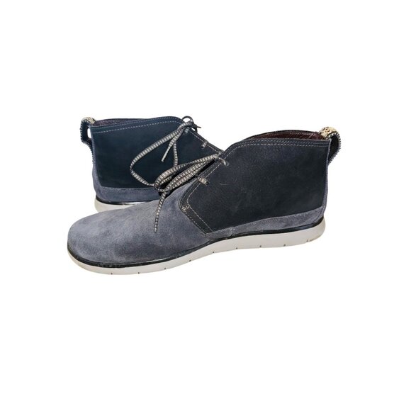 UGG Men's Freamon Waterproof Chukka Boot Blue Suede Comfort Cushioned Boot Money - Picture 8 of 11